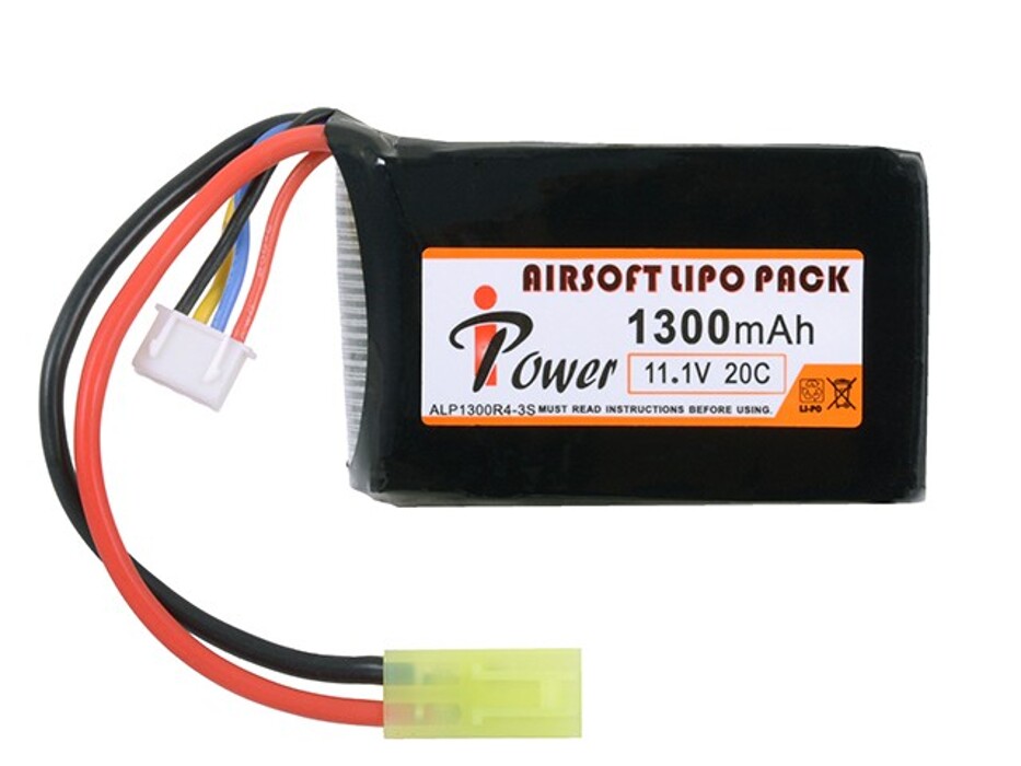 АКБ Li-Po 1300mAh 11,1V 20C [IPower] фото 1
