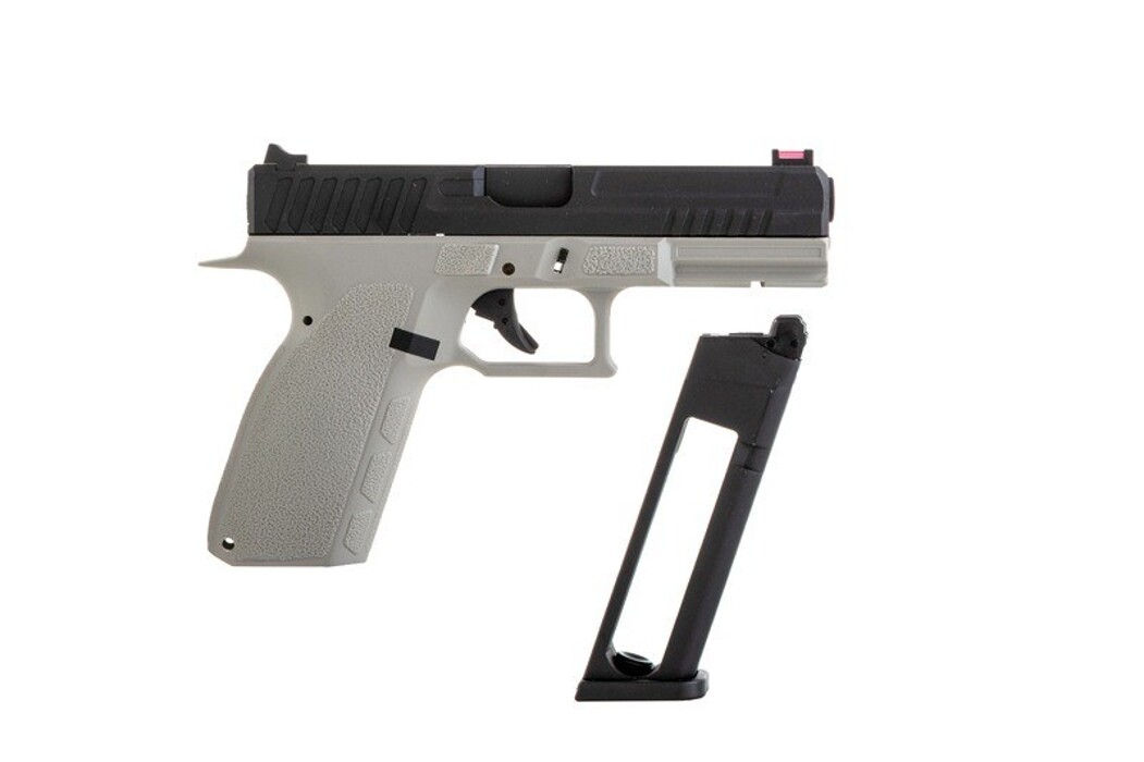 Пистолет KP-13 Black/Tan - CO2 GBB [KJW] фото 7