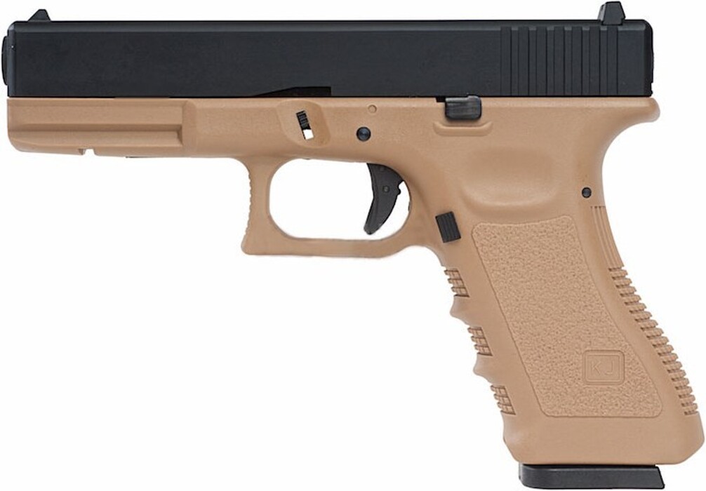Пистолет Glock 17 tan Metal Slide [Evolution] фото 1
