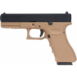 Пистолет Glock 17 tan Metal Slide [Evolution]