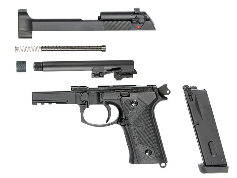 Пистолет Beretta M9A3 (Green gas) Full Metal [SRC] фото 9