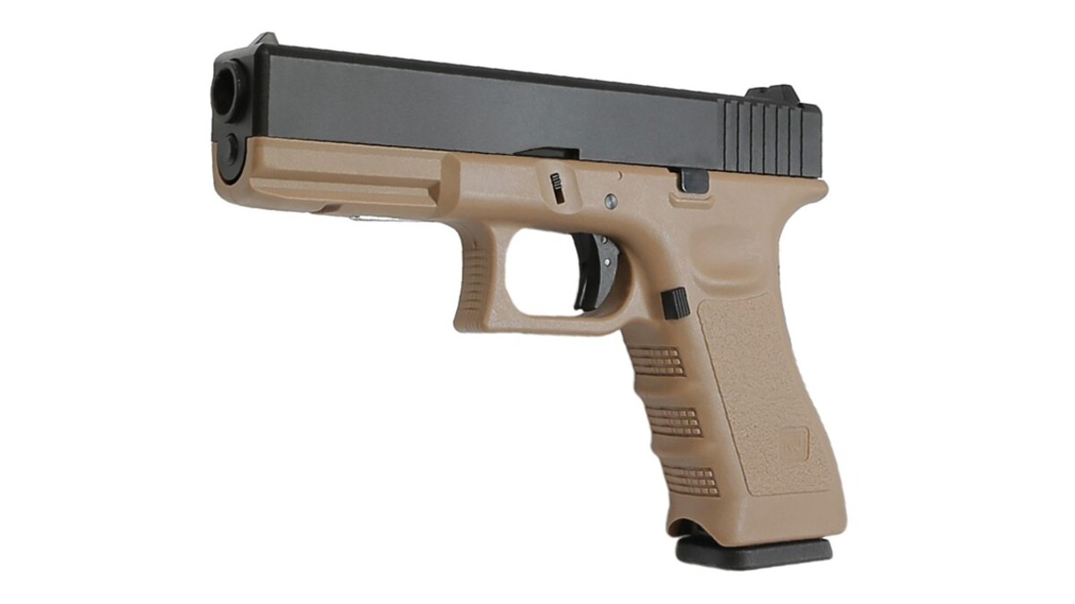 Пистолет Glock 17 tan Metal Slide [Evolution] фото 2