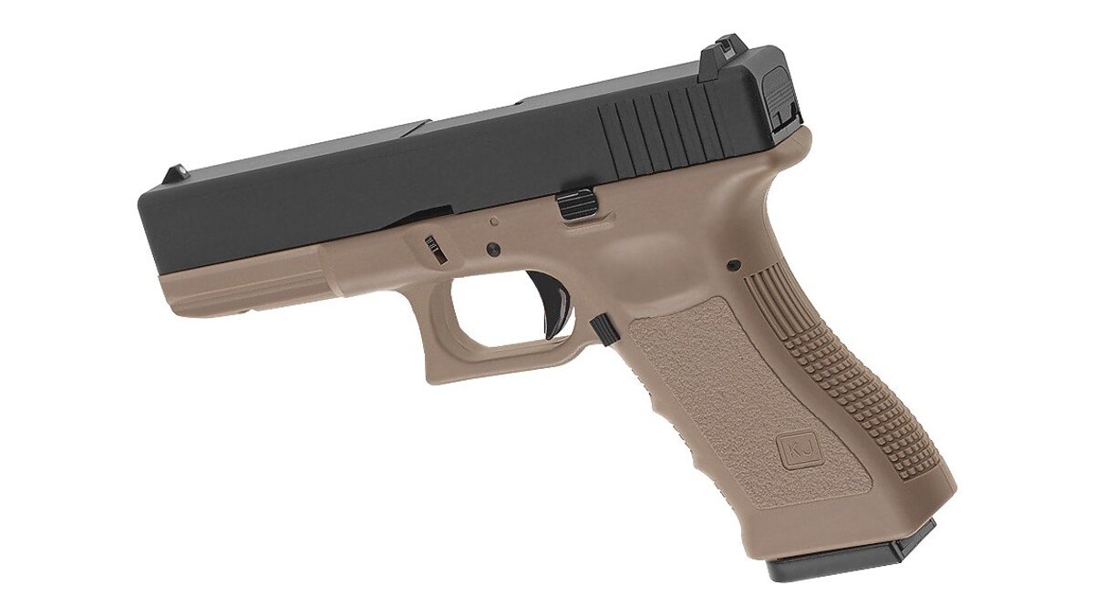 Пистолет Glock 17 tan Metal Slide [Evolution] фото 4
