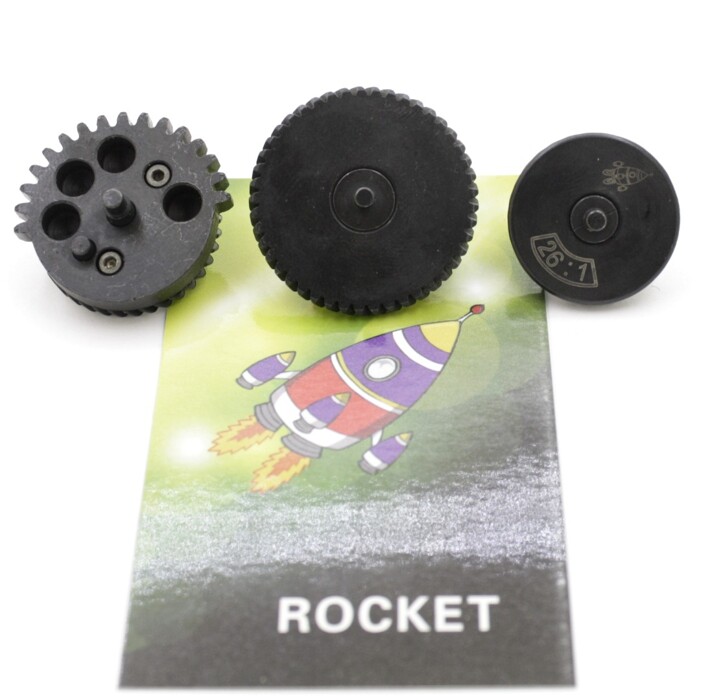 Rocket шестерні косозубі посилені 26:1 CNC фото 5