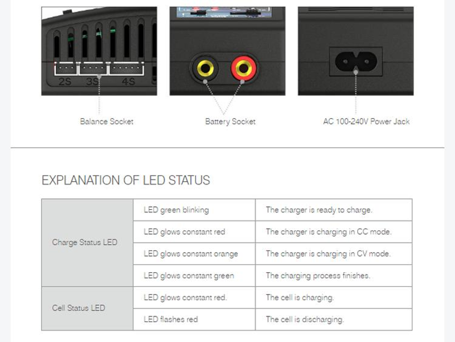 Зарядное устройство e430 LiPo/LiFe Balance Charger SKYRC оригина фото 4