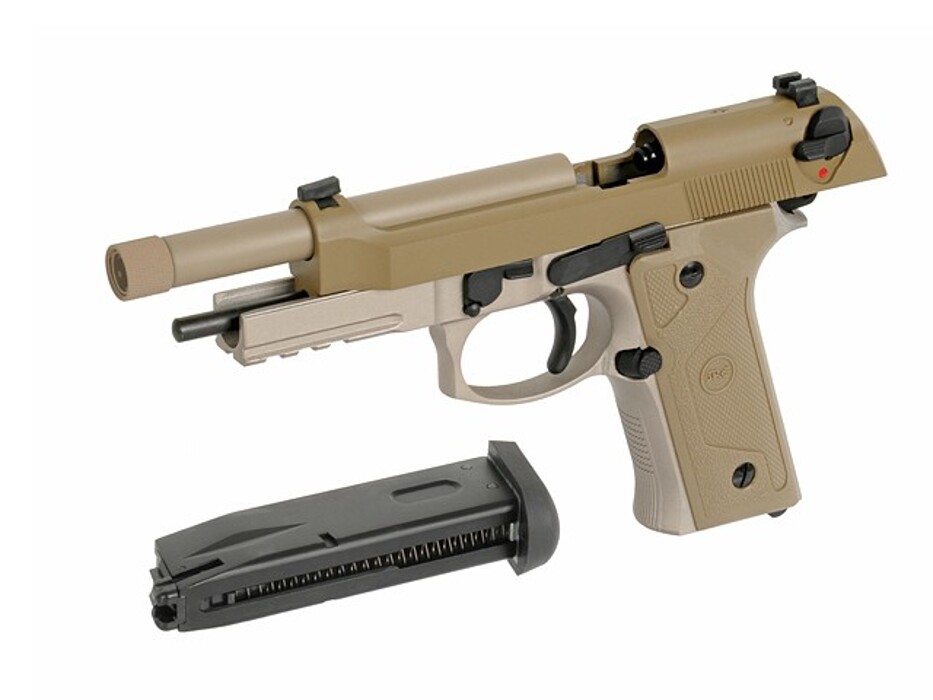 Пістолет Beretta SR9A3 (Green gas/CO2) Full Metal Tan SRC фото 7