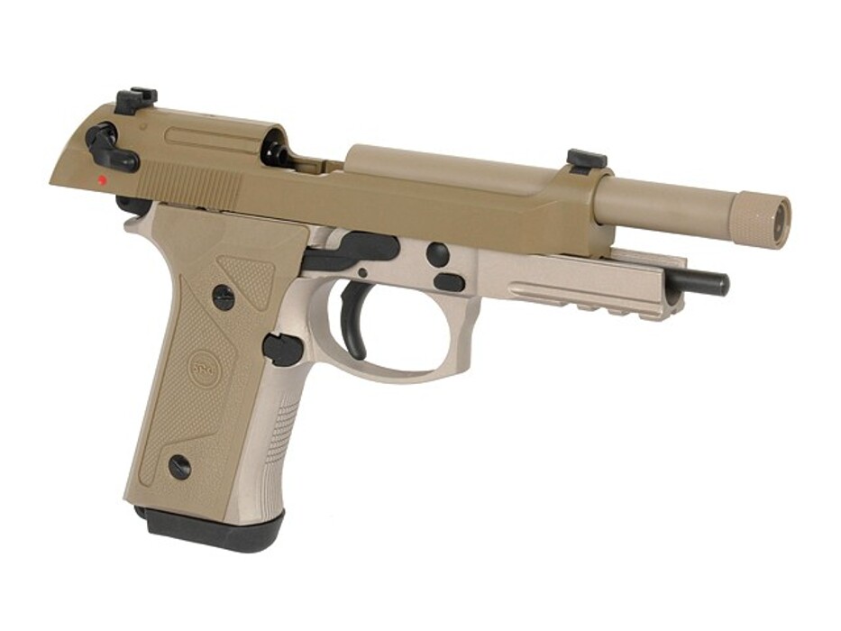 Пістолет Beretta SR9A3 (Green gas/CO2) Full Metal Tan SRC фото 6