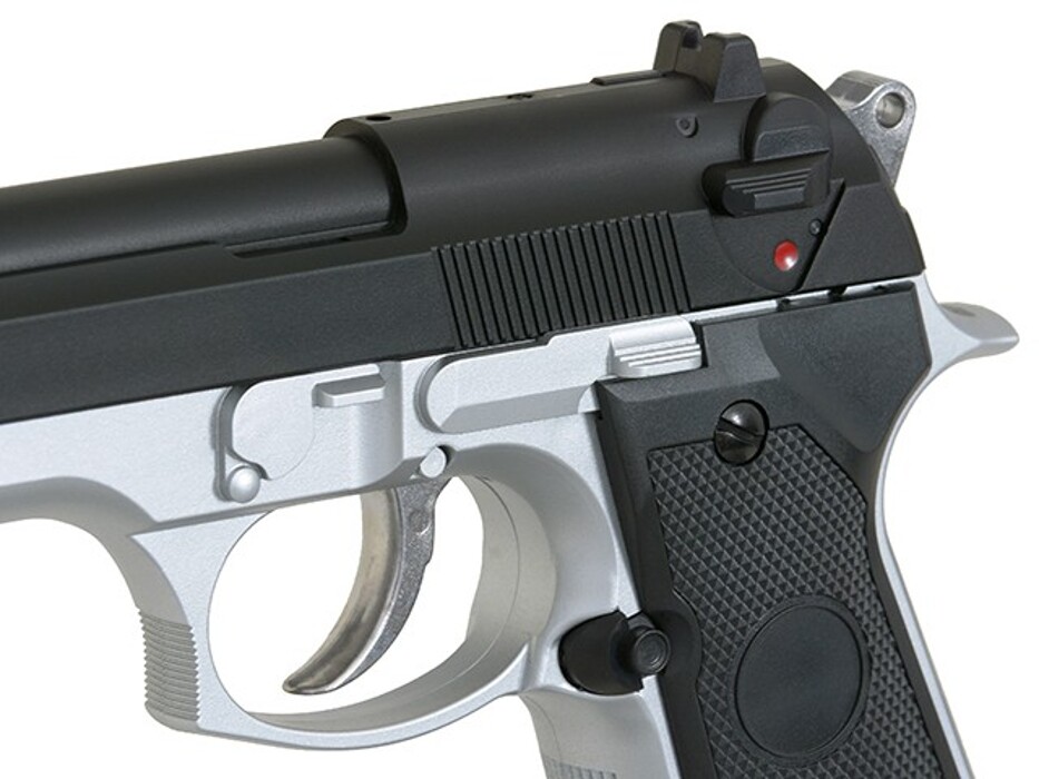 Пістолет Beretta M9 ST92F [STTI] silver/black фото 6