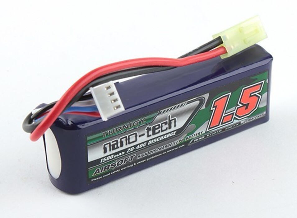 АКБ Turnigy LiPo 11.1v 1500mAh 20-40C фото 1