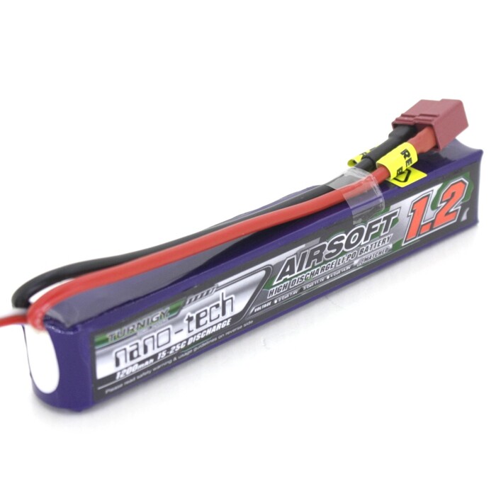 АКБ Turnigy LiPo 11.1v 1200mAh 15~30C (T-Connector) фото 2