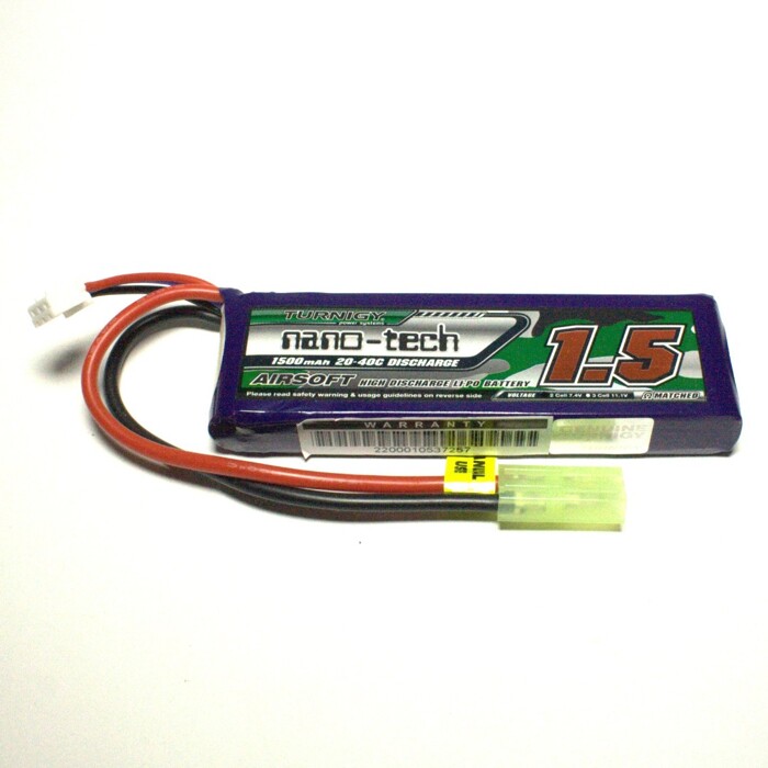 АКБ Turnigy LiPo 7.4v 1500mAh 20-40C фото 2