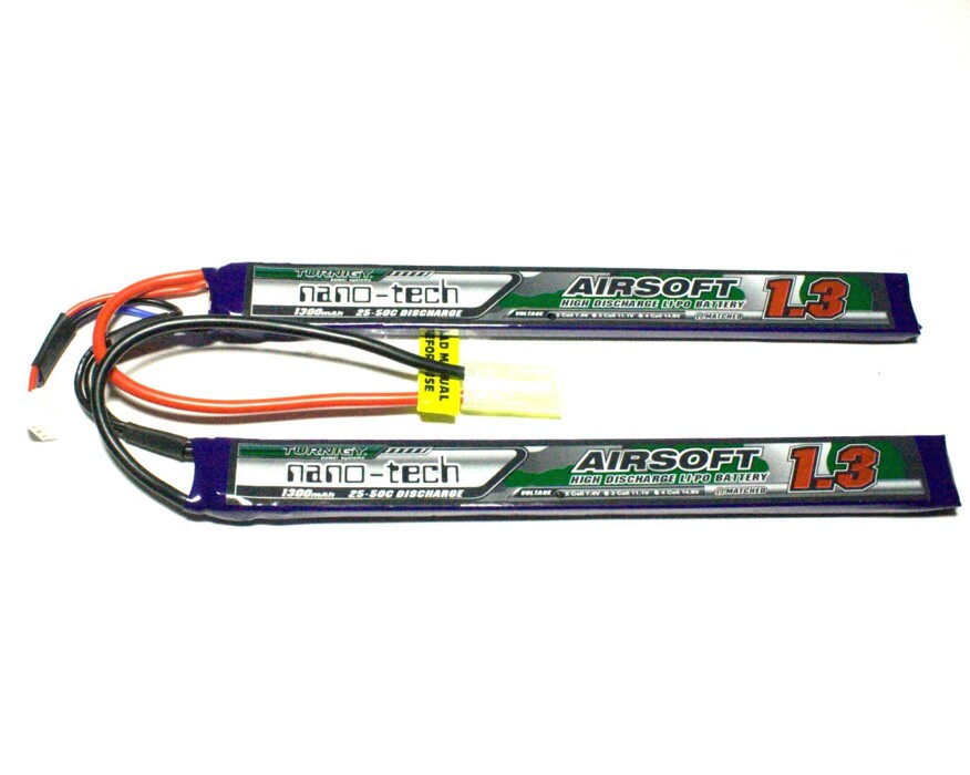 АКБ Turnigy LiPo 7.4v 1300mAh 25~50C нунчаки фото 1