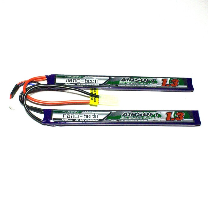 АКБ Turnigy LiPo 7.4v 1300mAh 25~50C нунчаки фото 2