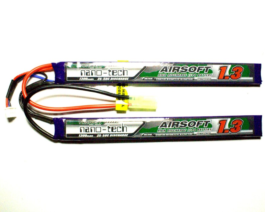 АКБ Turnigy LiPo 7.4v 1300mAh 25~50C нунчаки фото 4