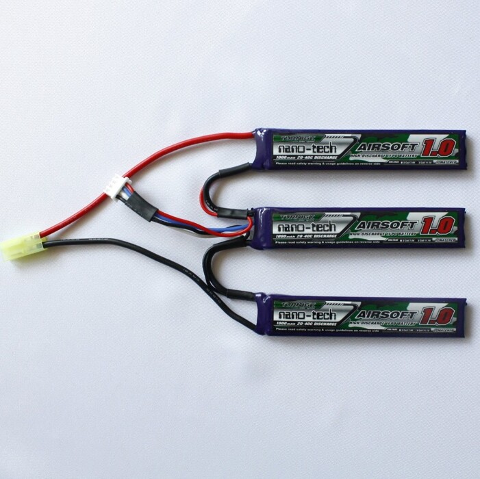 АКБ Turnigy LiPo 11.1v 1000mAh 20-40C нунчаки фото 1