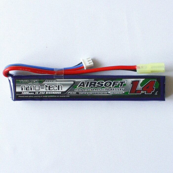 АКБ Turnigy LiPo 7.4v 1400mAh 15~25C фото 1