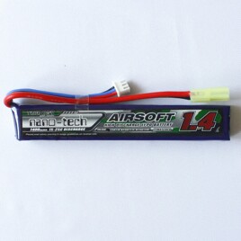 АКБ Turnigy LiPo 7.4v 1400mAh 15~25C