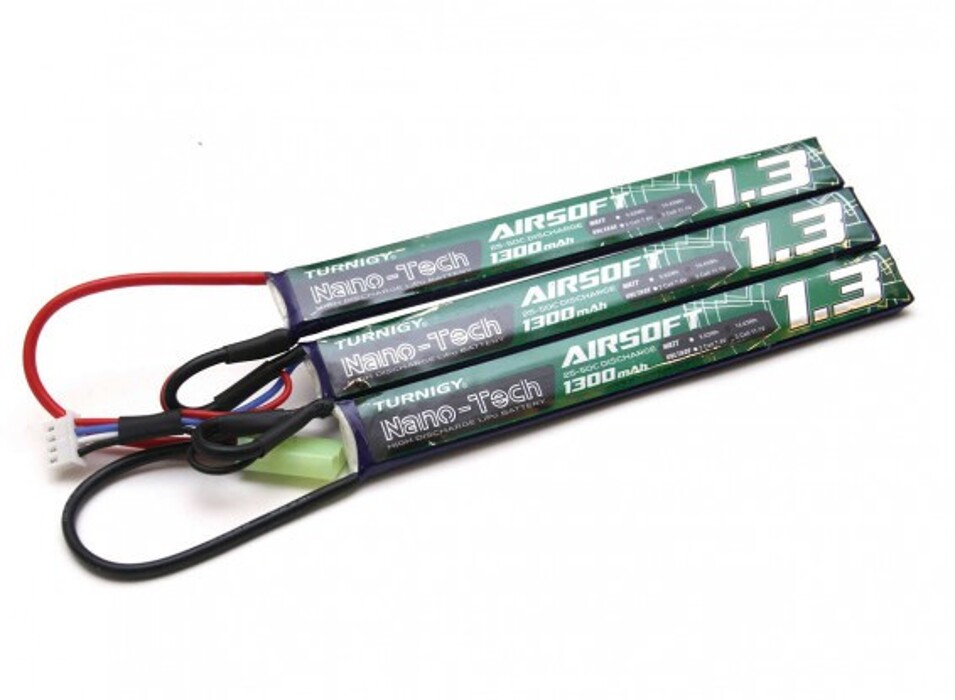 АКБ Turnigy LiPo 11.1v 1300mAh 25~50C нунчаки фото 1