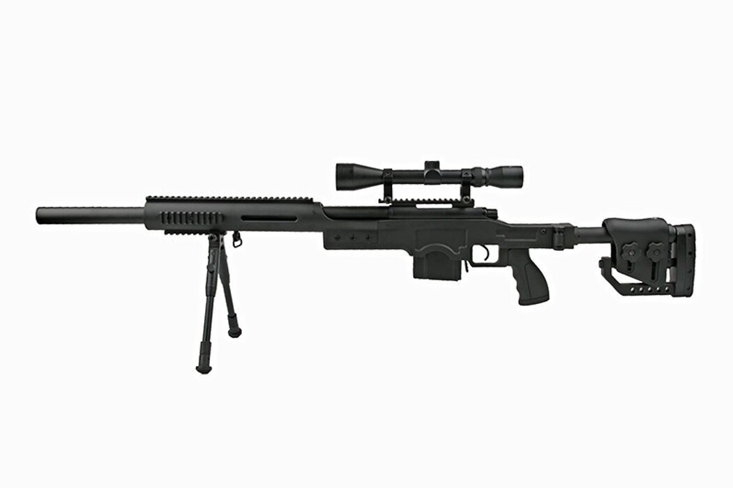 Снайперська гвинтівка L96 MB4410D з оптикою і сошками WELL фото 1