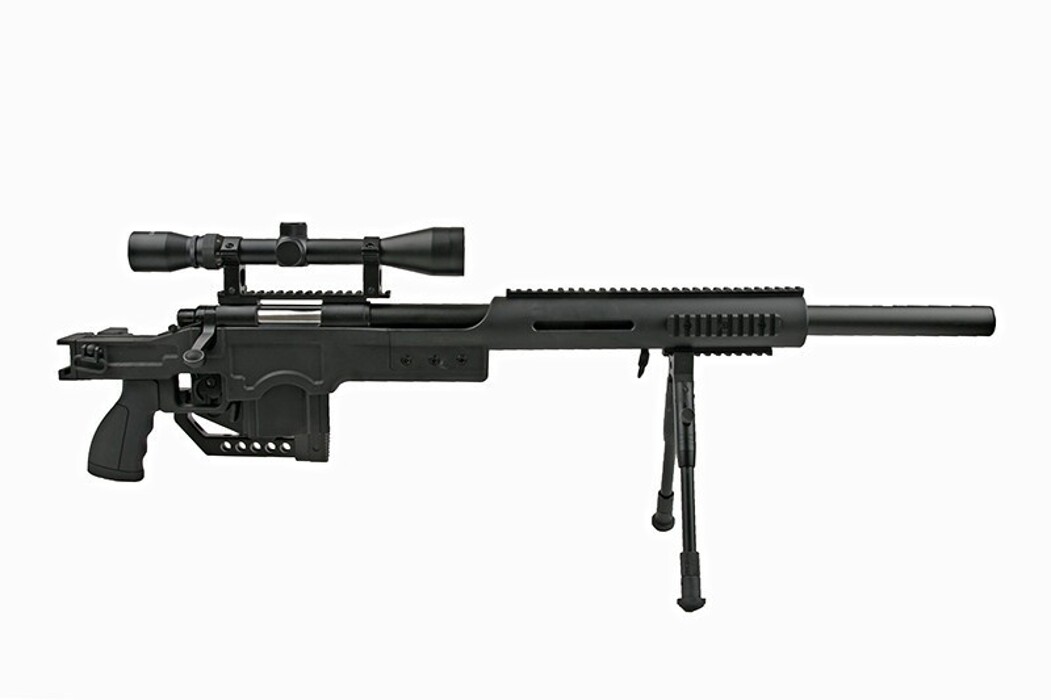 Снайперська гвинтівка L96 MB4410D з оптикою і сошками WELL фото 6