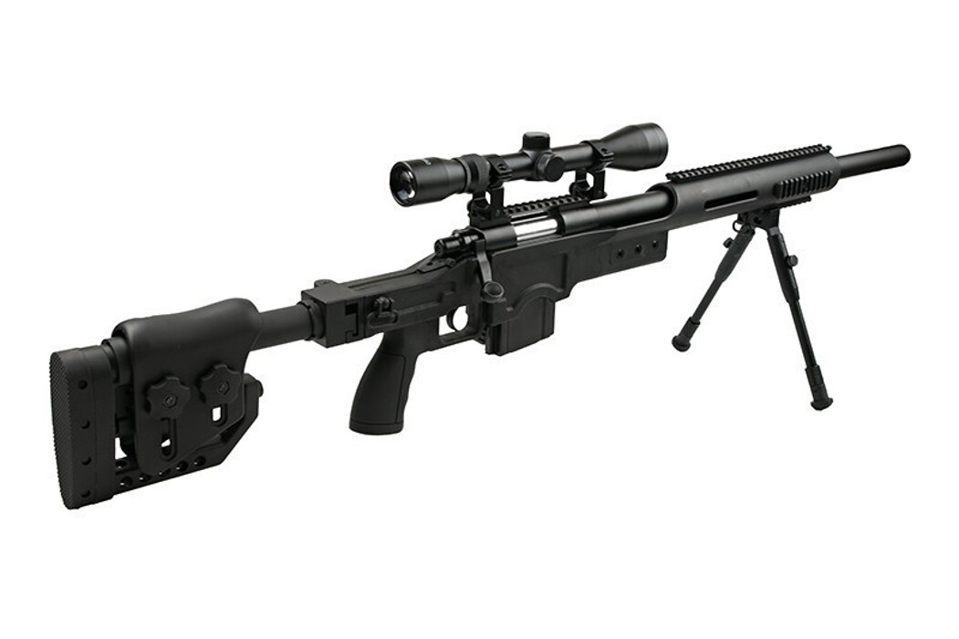 Снайперська гвинтівка L96 MB4410D з оптикою і сошками WELL фото 4