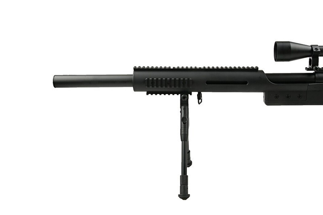 Снайперська гвинтівка L96 MB4410D з оптикою і сошками WELL фото 9