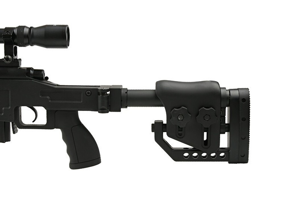 Снайперська гвинтівка L96 MB4410D з оптикою і сошками WELL фото 7