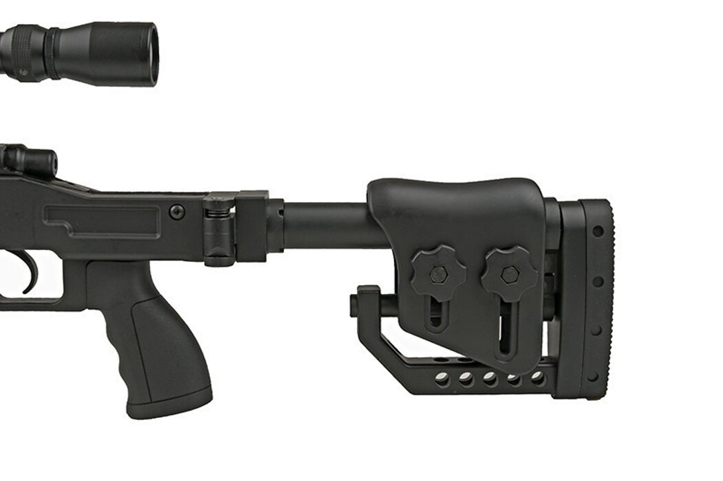 Снайперская винтовка L96 MB4411D с оптикой и сошками [WELL] фото 10