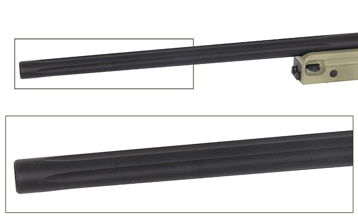 Снайперская винтовка L96A1 MB01/08 fluted barrel - койот [WELL] фото 10