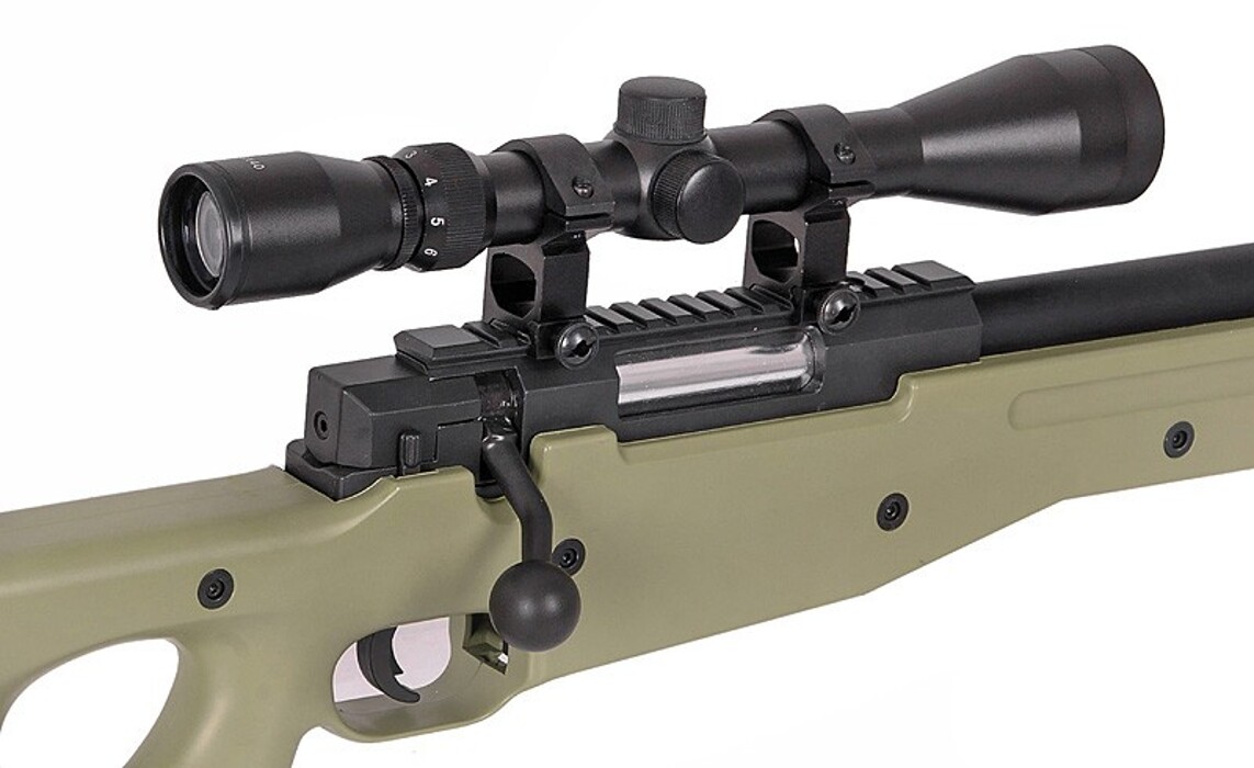 Снайперская винтовка L96A1 MB01/08 fluted barrel - койот [WELL] фото 13