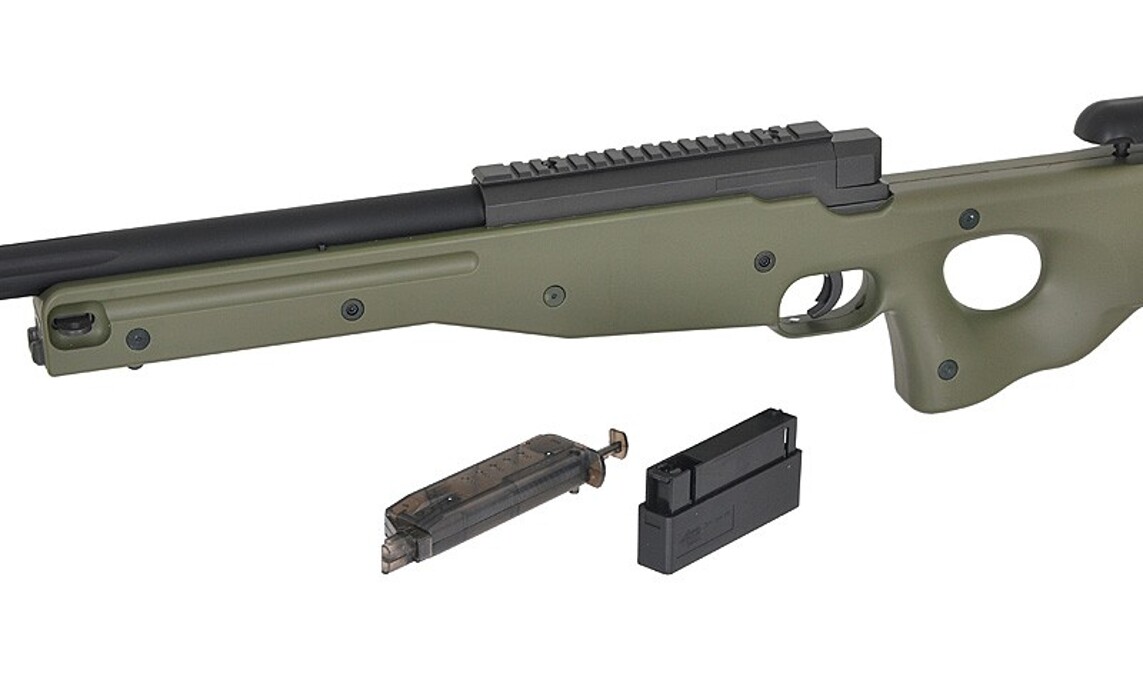 Снайперская винтовка L96A1 MB01/08 fluted barrel - койот [WELL] фото 17