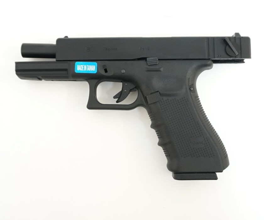 Пистолет Glock 18 Gen4. Metal Silver Green Gas [WE] фото 3