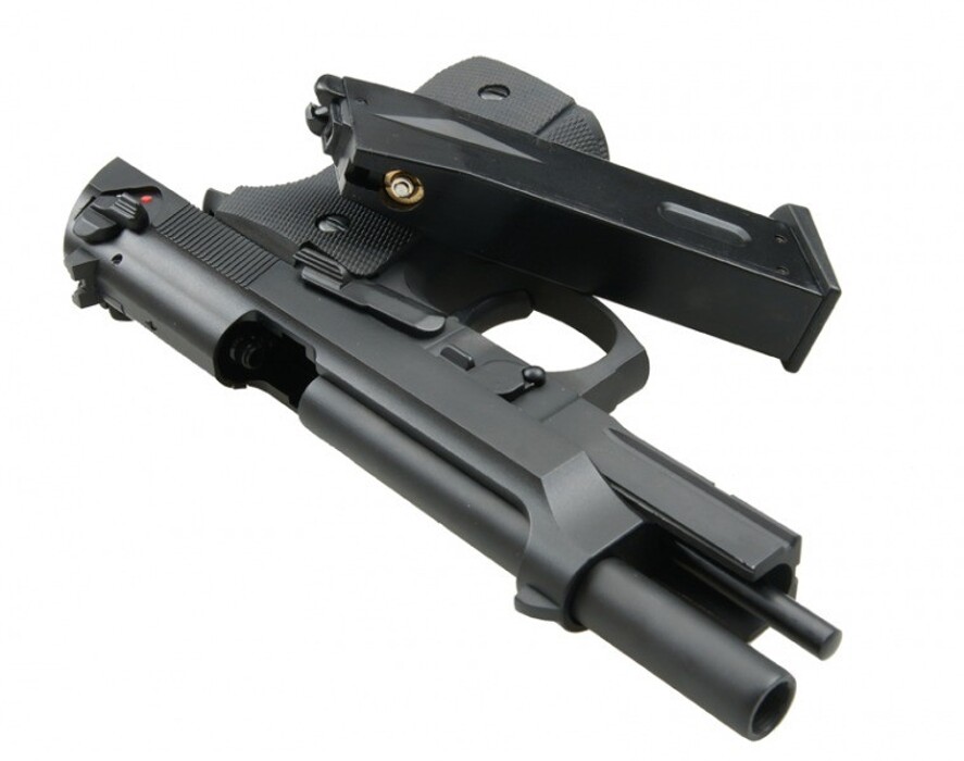 Пістолет Beretta M9 Marine GBB Black Full Metal [WE] фото 10