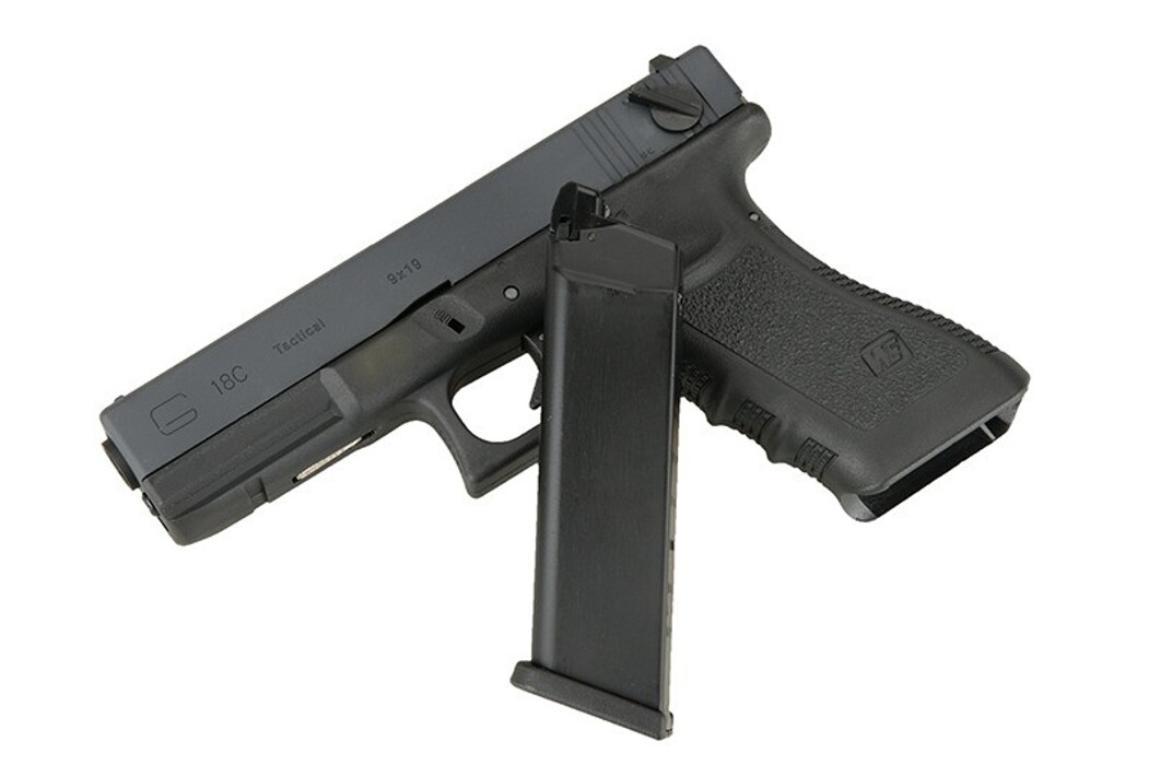 Пистолет Glock 18 Gen3. WE Metal Green Gas фото 7