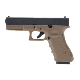 Пистолет Glock 17 Gen3. WE Metal Tan Green Gas