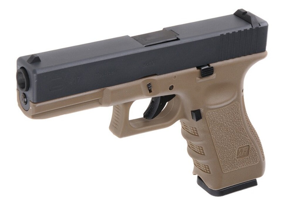 Пистолет Glock 17 Gen3. WE Metal Tan Green Gas фото 3