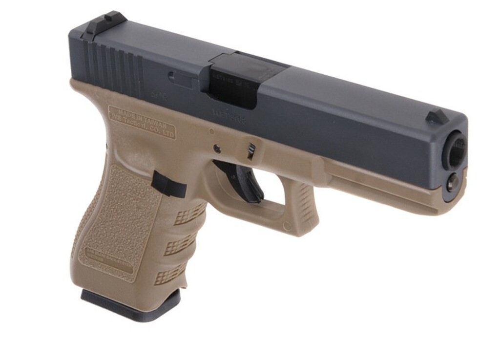 Пистолет Glock 17 Gen3. WE Metal Tan Green Gas фото 4