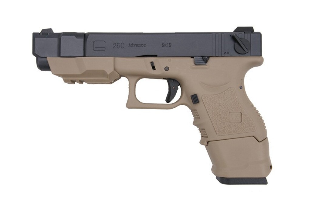 Пистолет Glock 26C Advance Gen.3 TAN GBB [WE] фото 1