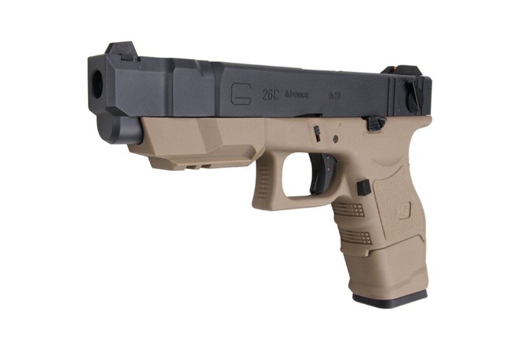 Пистолет Glock 26C Advance Gen.3 TAN GBB [WE] фото 2