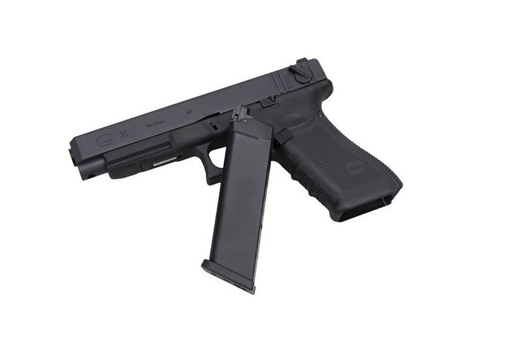 Пистолет Glock 35 GEN.4 WE Metal Green Gas фото 6