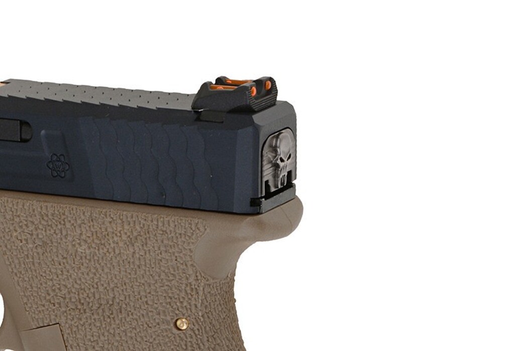 Пистолет Glock 19 Force pistol T6 WE Metal Black Green Gas фото 10