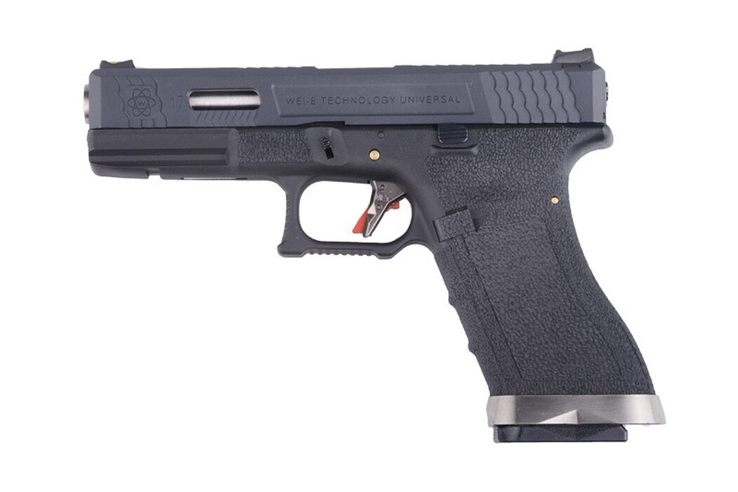 Пистолет Glock 17 Gen4. Force Pistol WE Metal Green Gas фото 3