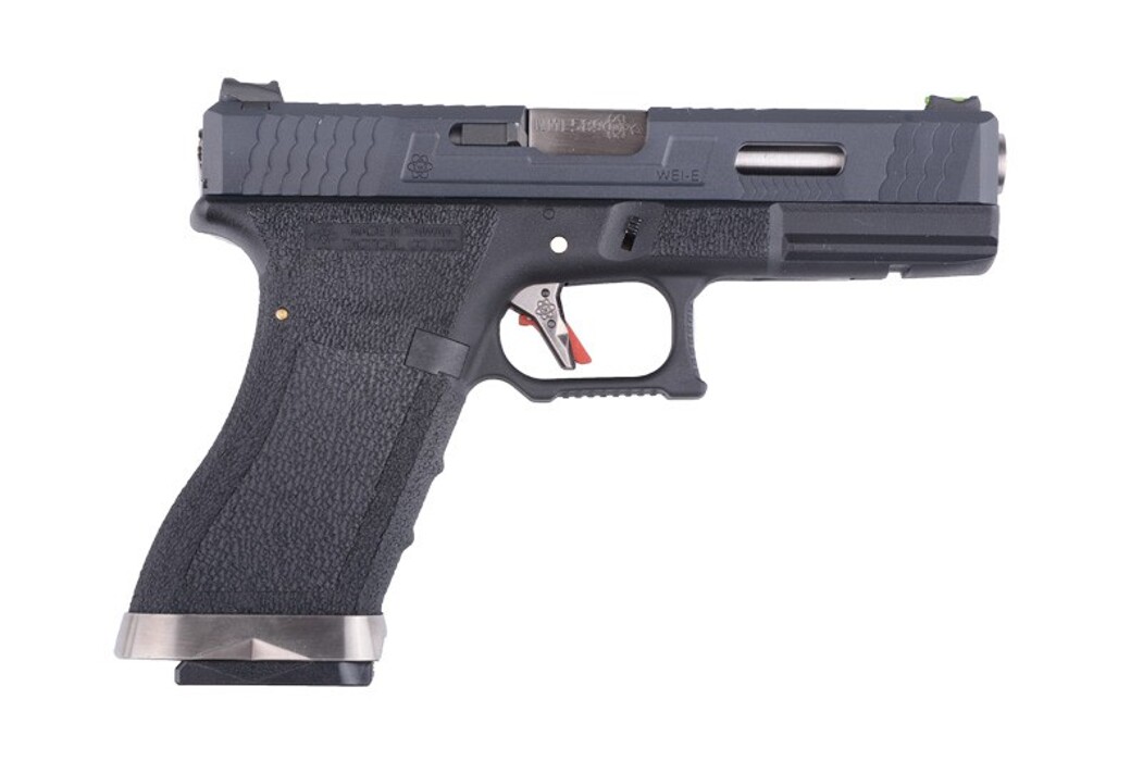 Пистолет Glock 17 Gen4. Force Pistol WE Metal Green Gas фото 4