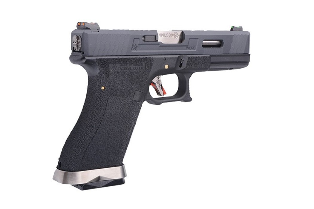 Пистолет Glock 17 Gen4. Force Pistol WE Metal Green Gas фото 5