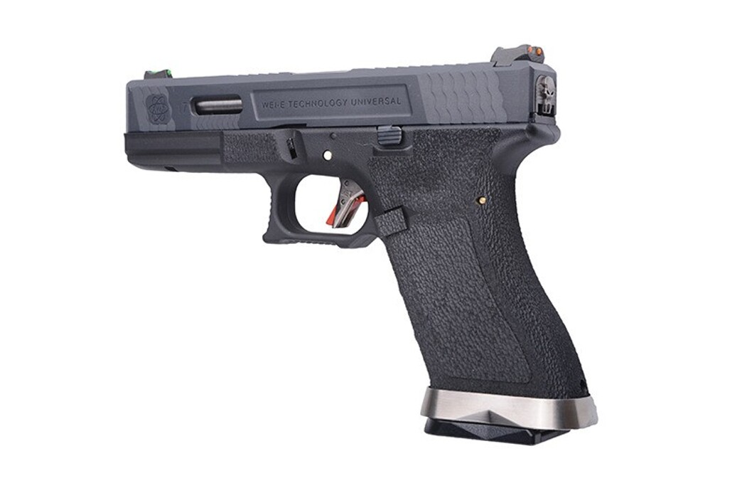 Пистолет Glock 17 Gen4. Force Pistol WE Metal Green Gas фото 6