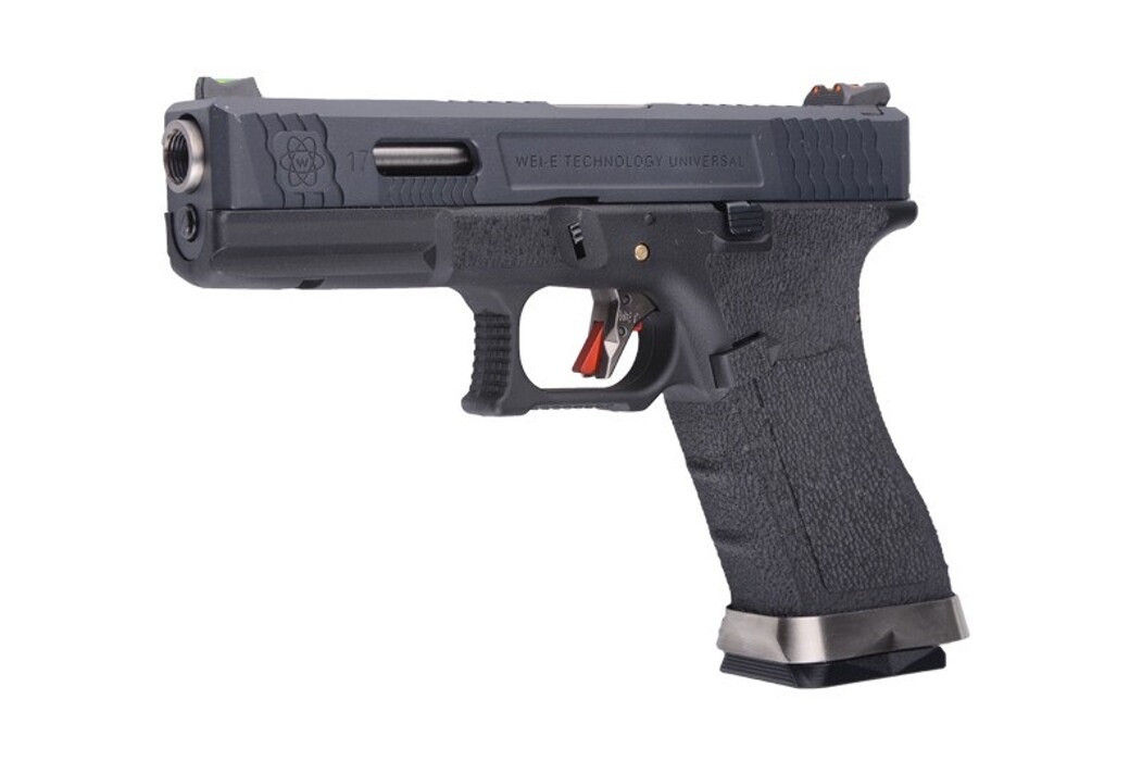 Пистолет Glock 17 Gen4. Force Pistol WE Metal Green Gas фото 8