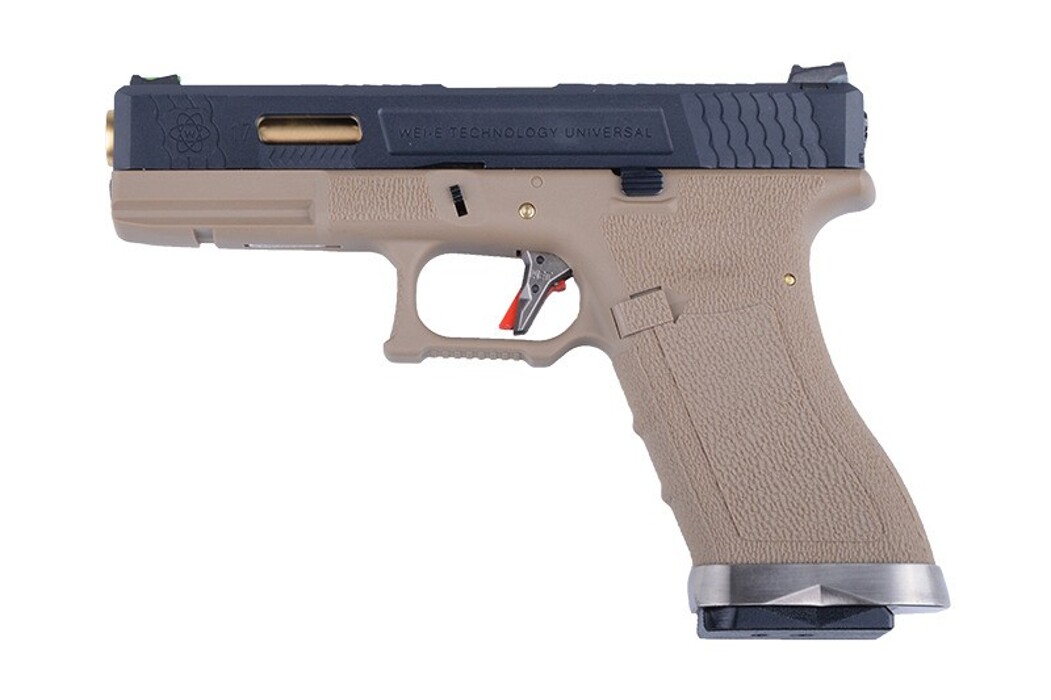 Пістолет Glock 17 Force pistol WE Metal Tan GBB фото 1