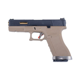 Пістолет Glock 17 Force pistol WE Metal Tan GBB