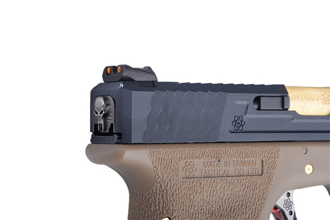 Пістолет Glock 17 Force pistol WE Metal Tan GBB фото 10