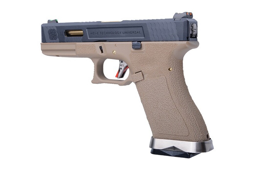Пістолет Glock 17 Force pistol WE Metal Tan GBB фото 4